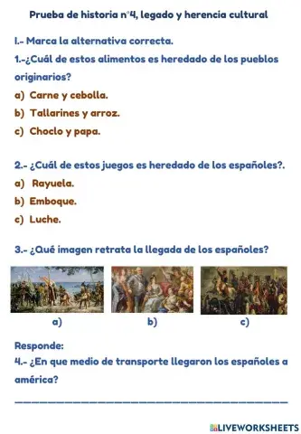 Prueba historia 4