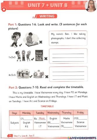 G4- u 7+8- test 2- writing