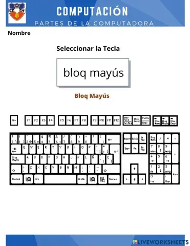 El Teclado: Tecla Bloq Mayús