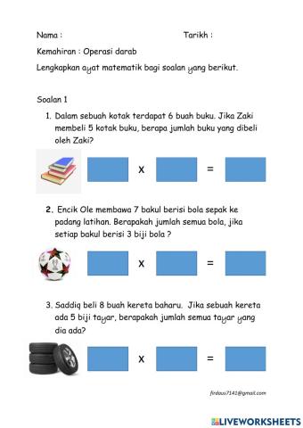 Operasi darab : Penyelesaian masalah