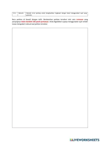 3.5.1 Rumusan Cara-cara untuk Memperoleh Kejayaan yang Cemerlang Dalam Pelajaran. MI 2020 ms 120 LWS