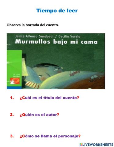 Murmullos bajo mi cama