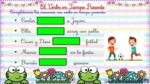 Verbo tiempo presente