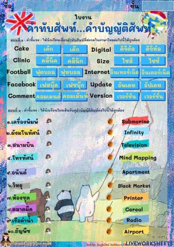 คำทับศัพท์