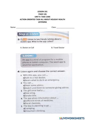 Lesson 101 PULSE 2 FORM 2