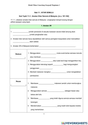 Geografi T3 Bab 11 (11.3)