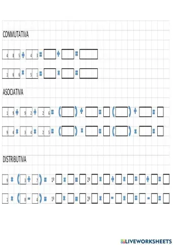 Propiedades suma y multiplicación