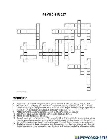 Crossword Ips-27