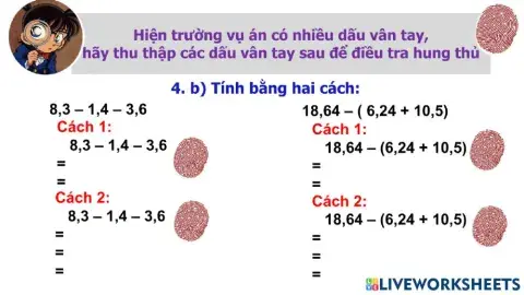 PBT Luyện tập trang 54 bài 4b