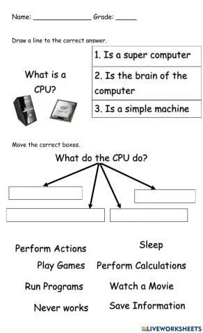 CPU and Functions