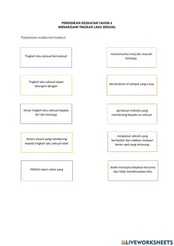 Tangani tingkah laku seksual