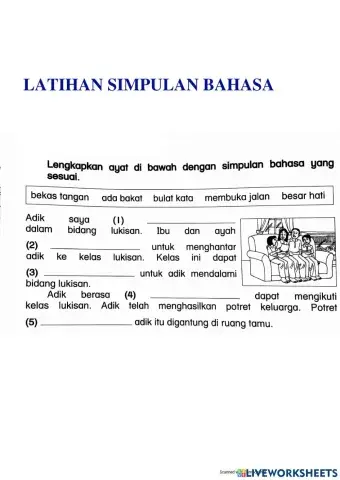Latihan tatabahasa