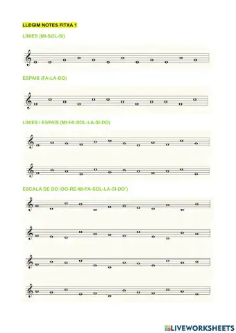 Llegim notes fitxa 1