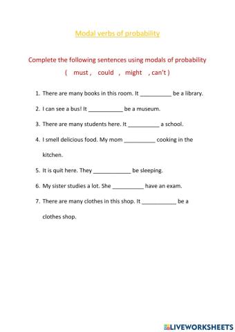 Modals of probability