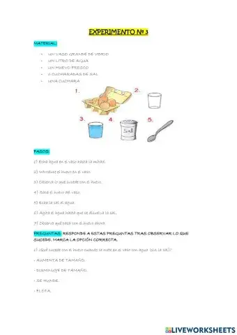 Experimento nº3
