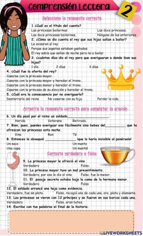 Compresión lectora.