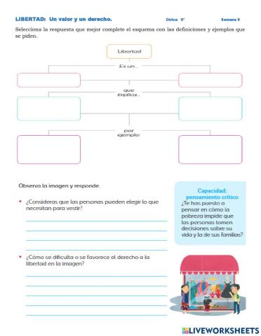 La libertad es un valor y un derecho