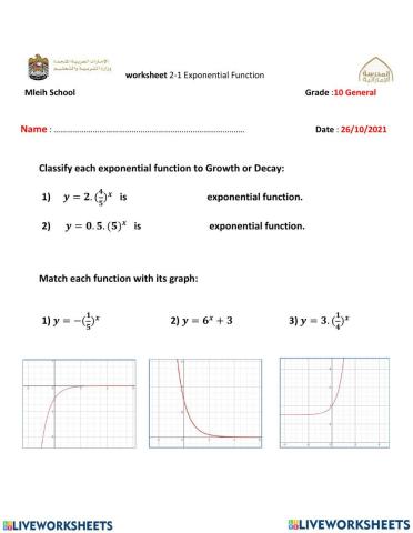 Exponential function