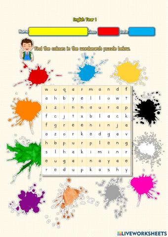 Year 1 English - At School 4