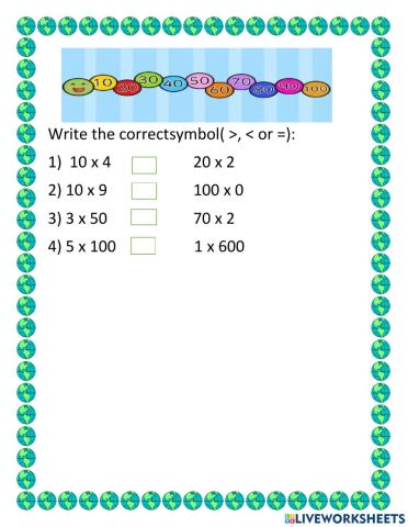 Multiples of 10 and 100