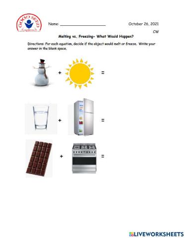 Heating or cooling matter