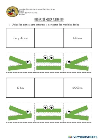 Comparando unidades de medida de longitud