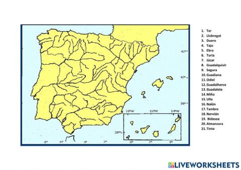 Hidrografía España