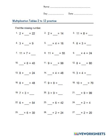 Multiplication