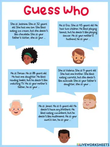 Family members - Guess who