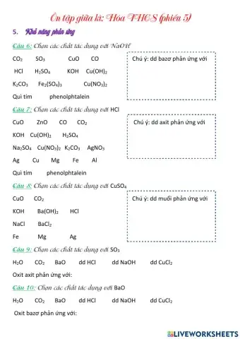 Phiếu ôn tập giữa kì 05