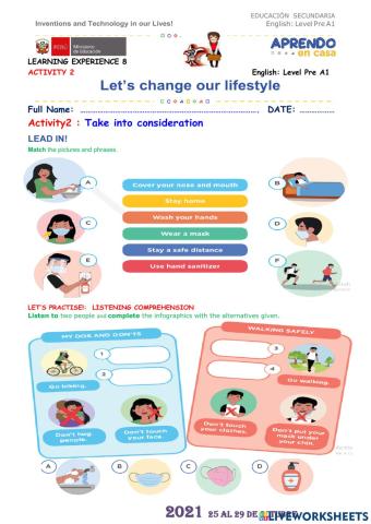 Take into consideration