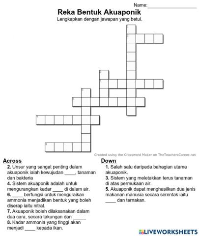 Reka bentuk akuaponik