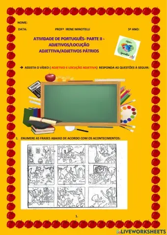 Adjetivo - Locução Adjetiva - Adjetivo Pátrio - Parte II