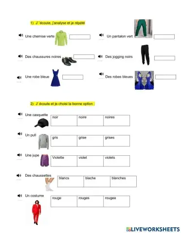 L'accord en genre et nombre