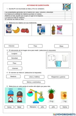 Propiedades de la materia