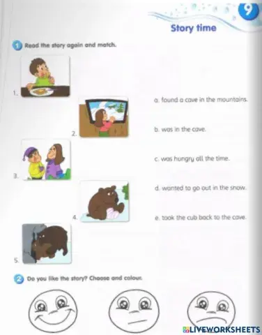 English year 3 the cub