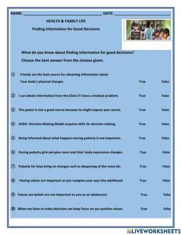 Obtaining Information For Good Decision Making