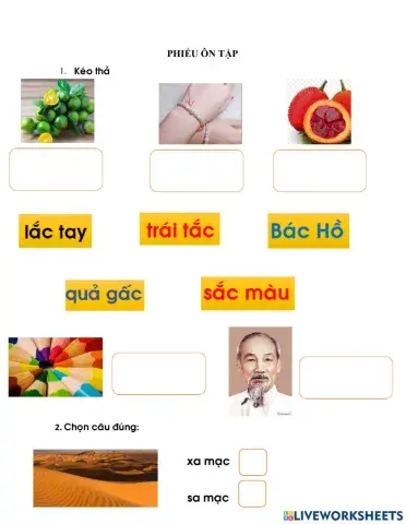 Bài tập Tiếng việt