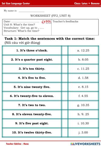 FFS2 Lotus + Banana Unit 8
