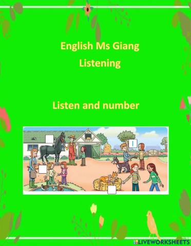 Listening easy starter