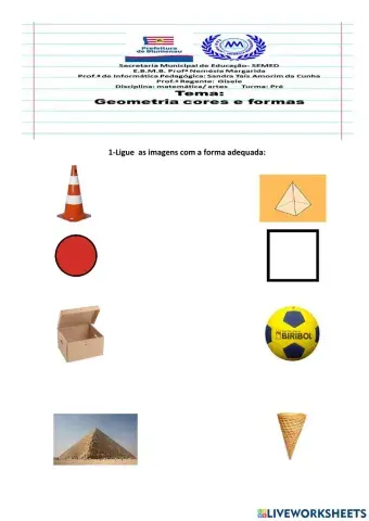 Formas geometricas pré escolar