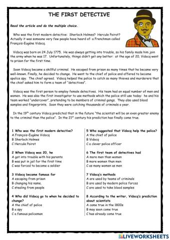 First Detective KET Reader