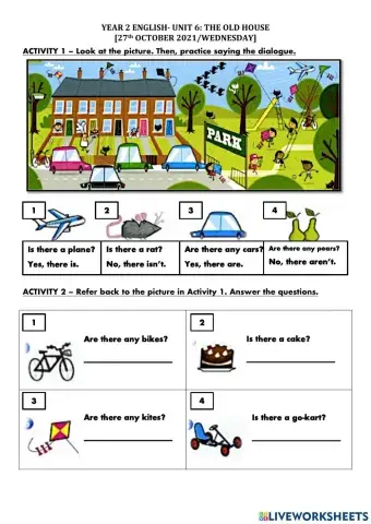 Year Two Unit 6 The Old House