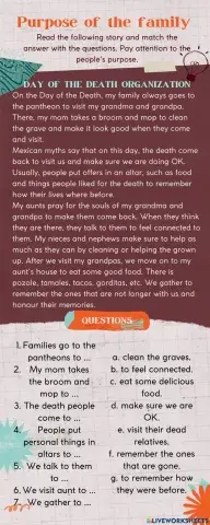 Purpose of my Family