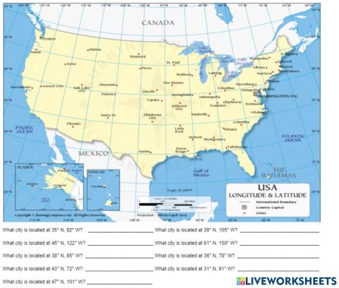 Latitude and Longitude