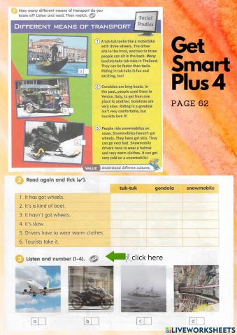 Unit 6: Our world (page 63)