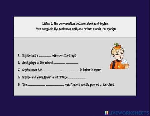 Listening challenge 5