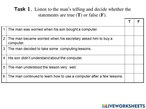 English 10. Unit 05. Lesson. Listening. Task 1