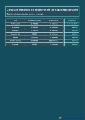 Densidad de población