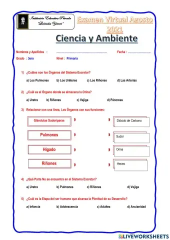 Ciencia y Ambiente 3ero Prim